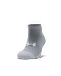 Adult Heatgear Lo Cut Socks 3-PACK - Steel White White LG