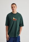 Oversized Simpsons T Shirt - Lcn Sim Ivy Green bart Emb