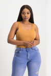 Thandi Square Neck Bodysuit - Brown Sugar - L