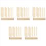100PCS Dowel Rods 1/8 3/16 1/4 5/16 3/8X6INCH Sticks For Crafting Diy