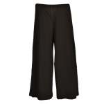 Cropped Wide Leg Pants - Black Free