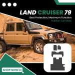 Toyota Landcruiser 76 79 Series Rubber Mat Set Addo