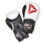 Reebok Combat Leather Training Glove - 14OZ White/black