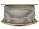 Linkbasic 100M Drum CAT6A Solid Grey Utp Cable