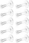 Clear Earrings For Sports Work Surgery - 16G Piercing Retainers Bioflex Labret Piercing Jewelry - Plastic Earrings For Surgery C