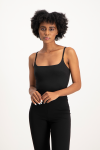 Mindy Strappy Bodysuit - Black - XS