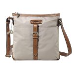 Sonja Fabric Shoulder Bag - Pearl
