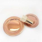 Metallic Rose Gold Paper Plates - Factory Plaza