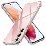 Transparent Shockproof Phone Case For Samsung Galaxy S23 S23 Plus S23 Ultra S22 S21 S20 Fe 5G Thick Airbag Cover Clear