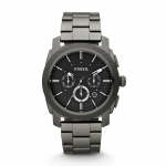 Fossil Machine Smoke Round Stainless Steel Men's Watch FS4662