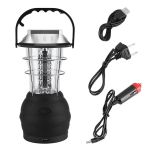 Solar Powered Hand Operated 36 LED Light Outdoor Emergency Camping Lamp 220