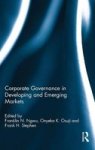 Corporate Governance In Developing And Emerging Markets Hardcover