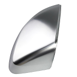 Matte Silver Chrome Brushed Side Mirror Cover For A3 S3 14-18 - Left Side