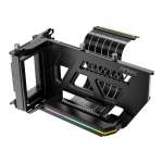 Antec Shift Argb Vertical Gpu Bracket With PC Ie 4.0 Riser Cable Black