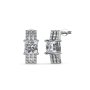 DESTINY 925 Sterling Silver Juniper Earrings With Swarovski Crystals