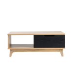 Steel & Rose Titus Coffee Table Oak & Black