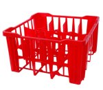 Wine Glass Crate - Red