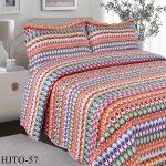 3 Piece Quilt Set Standard HJTO-57 Double Queen - Standard Double Queen