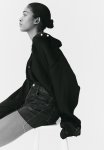 Feather Soft Denim Shorts - Black