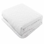 Quilted Waterproof Mattress Protector - White