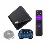 TX9 Pro 6K Uhd Android 14.0 Media 128GB Tv Box+mini Keyboard+ 10M CAT5E – Netflix