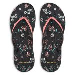 Vovea Flip Flops For Women Non-slip Bathroom Shower Shoes Cushion Foam Indoor And Outdoor Sandals Black Us 6