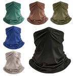Hcmy 6 Pack Neck Gaiters Tube Uv Face Mask Bandana Balaclava Shiesty Magic Scarf Headwear Headbands Wraps For Women Solid