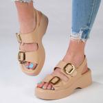 Madison Jaquine Sandal - Nude - 9