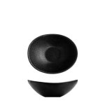 Fortis Tempest Oval Sauce Dish 100MM Black By