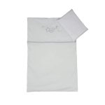 Cot Set 3 Pce Grey Stars