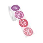 Thank You Stickers Shades Of Pink