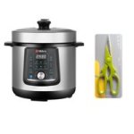 Milex Quality Digital 6L Power Pressure Cooker XL - With Kitchen Shears