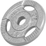 Cast Iron Tri-grip Weight Plate 2.5KG - Silver