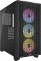 Corsair 3000D Rgb Airflow Dark Tempered Glass Black Steel Atx Mid-tower Chassis