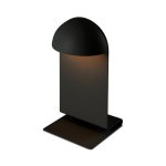 Midi LED Rechargeable Aluminium Table Lamp Black White - White