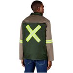 Site Premium Two-tone Polycotton Jacket Reflective Arms & Back Yellow Tape