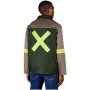 Site Premium Two-tone Polycotton Jacket Reflective Arms & Back Yellow Tape