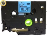 Compatible For BrOther P-touch Laminated Tze Tz Label Tape Cartridge 12MM X 8M TZ-531 TZE-531 Black On Blue