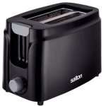 Salton Cool Touch 2 Slice Toaster -black 800W Compact Safe-to-touch Design