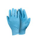 Blue Nitrile Examination Gloves Unpowdered