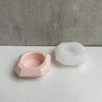 Silicone Mould Octagon Pot Shape 92X92X40MM