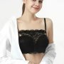 Plain Detachable Floral Lace Chest Cover Semi-sheer Anti-Peep Elegant Chest Shield Pads Women's Lingerie & Underwear Accessories