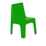 Kiddies School Chair Green Tbd