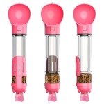 4-IN-1 Pet Water And Food Bottles - Pink
