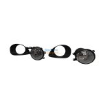 Toyota Yaris Hatchback Fog Light Assembly + Bumper Grilles Set 05-09