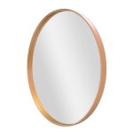 Classic Bronze Round Mirror - 100CM X 3.5CM Deep Frame