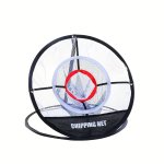 Pop Up Golf Chipping Net Portable Folding Golf Training Net Golf Target Chipping Net Fixed Tools For Indoor outdoor Swing - Perf