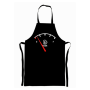 017 Custom Printed Black Apron