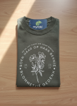 Girls Blommetjie Olive T-Shirt - 9 To 10