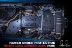 Toyota Landcruiser 300 Hamer 4PC Aluminium Underbody Protection For
